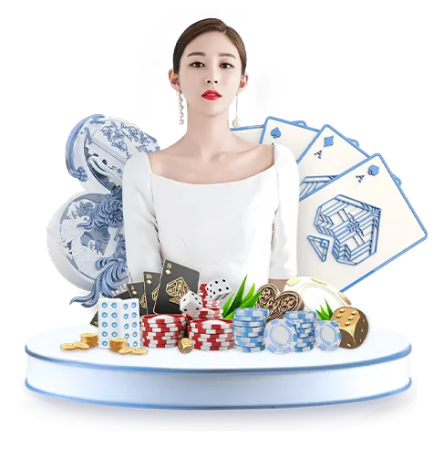 Bàn Poker với các lá bài và chip tại cf789